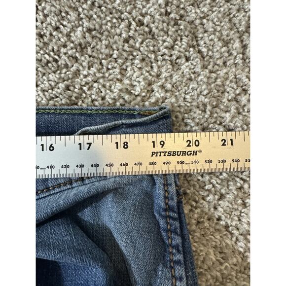 Wrangler Jeans Men38x32 (39x30.75)Blue Retro Slim Strt Distressed Cowboy Western - Picture 11 of 11